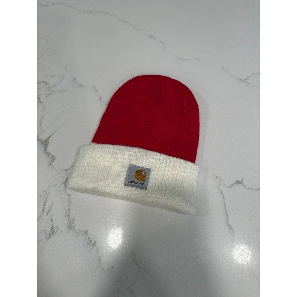 Carhartt Knit Beanie holiday-themed Santa hat youth one size